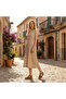 Genuine Leather Tan Suede Comfortable and Stylish Women's Sandals - Elegance Is Always with You - 4