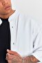 Men's White Oversize Top and Bottom Set – Loose Fit Kimono Sleeve Shirt + Comfortable Pants Ls-5364 - 4