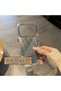 iPhone 17 Compatible - Mirror Cover with Transparent Camera Frame and Silver Protrusion Case - 2