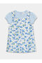 Two Mt Shop Quality Oval Collar Floral Baby Girl Dress and T-Shirt - 3