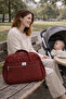Parachute Fabric, Quilted Pack Mother Baby Bag Pack, Baby Care Bag Pack, Bordo Mother Bag Pack - 5