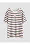 M&B Collection Orange Striped Boy's T-Shirt and Shorts - 2