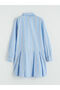 Ozmarka New Season Crew Neck Striped Girls' Dress and Undershirt - 8