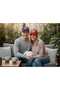 Mom and Dad Written Couple Hat Set – 2-Piece Mom and Dad Combination Family Hat - Adjustable Velcro on the Back