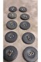 Polyester Button 25 Size 16 mm 10 Pieces - 2