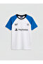 White Crew Neck Playstation Printed Boys' T-Shirt