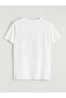 White Crew Neck Garfield Printed Boys' T-Shirt - 2