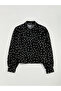 Polka Dot Poplin Women's Shirt - 5