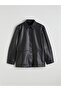 Women's Leather-Look Shirt Jacket for Style Enthusiasts from Uzg Store - 6