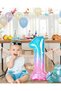 Ocean Tale Mermaid Dream Pastel Mermaid Age Balloon Birthday Decoration Party Set Ornament - 4