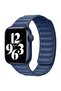 سوار جلد مغناطيسي لساعة iWatch مقاس 49/45/44/42 ملم.