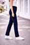 Mirena Dark Blue Women's High Waist Lycra Mom Jean Trendy Comfortable - 4