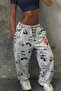 Printed Barrel Fit Knitted Sweatpants Ss26Ea0003 - 2