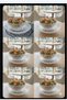 Snack Presentation Set for 6 People, 12 Pieces. Krıstalize 100 Cc Volume 10 cm Mouth 5 Cnboy Tab. 14 cm Wide, 2 cm Thick - 2