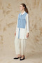 Pocket Detailed Ecru Tunic 1644 - 3
