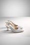 Women's Emma Silver Satin Stone 7 cm Thin Heeled Shoes & Stileto - 4