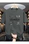 Cty Printed Oversized Gray Colort-Shirt Street Style