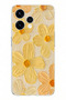 Oppo Reno 15 - Reno 15F Compatible Touch of the Sun Yellow Daisy Printed Silicone Case