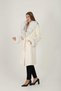Luxury Series Belted Coat with Alcantara Fur Collar and Cuff Detail - 2