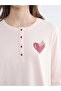 Lcw Dream Red Heart Printed Maternity Pajama Set - 2