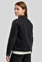 Girl's Star Patterned Anthracite Jean Jacket - 2