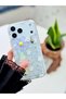 Flexible Silicone Case with a Blue Floral Design and a Handle, Compatible with iPhone 17 Pro Max/18 Pro Max. - 4