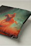 Neon Cowboy Silhouette Decorative Throw Pillow Cover 076 – Modern Retro Western Design 45X45 cm - 3