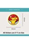 Pikachu Pokemon Graffiti Walk Stickers for Kids Waterproof Vinyl 60Pcs - 5