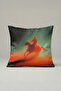 Neon Cowboy Silhouette Decorative Throw Pillow Cover 076 – Modern Retro Western Design 45X45 cm