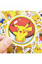 Pikachu Pokemon Graffiti Walk Stickers for Kids Waterproof Vinyl 60Pcs - 2