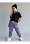 Girl's Elastic Waist Cotton Tracksuit Bottom - 4