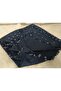 Handmade Plastic Sequin Writing, Yemeni Cheesecloth, Scarf, 4 Edges Embroidered - 5