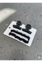 Women's 4-Piece Premium Hair Clip Set Modern Snap Clip and Stylish Rubber Clip Daily Accessory 4 cm - 8