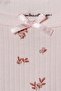 2-Piece Baby Bodysuit Set with Straps and Snap Fasteners, 100% Organic Cotton, Pink Plain & Floral Pattern, Baby Undershirt Bodysuit - 7
