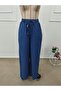 Women's High Waist Elastic Lace-Up Jeans - 6