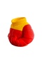 Yellow Red Inflatable Coat Design Pen Holder - 3