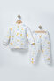 Baby&Child 2-Piece 100% Organic Pajama Set with Buttons - 5