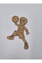 10 Pieces Wooden Painting Sports Branches Series No5 Basketball Montessori 15 cm - 2