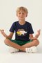 Boy child capri set - dark indigo - 2