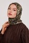 Floral Pastel Pattern Sparkling Crystal Scarf
