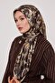 Floral Pastel Pattern Sparkling Crystal Scarf
