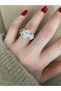 Limited Edition - Women's Ring with Large Baguette Stone and Bottom Adjustment - 5