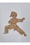 10 Pieces Wooden Painting Sports Branches Series No10 Karate Montessori 15 cm - 2