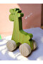 Wooden Toy Giraffe Natural Handmade Toy - 3