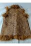 Genuine Lambskin and Post-Shearling Lamb Fur Mink Children's Vest - 2