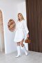 Buttoned Hijab Shirt Dress with Pockets and Belt. Stylish and Comfortable Design. - 2