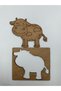 10 Pieces Cow Wooden Painting School Event Activity Art 15 cm - 2