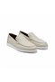 Cream Color Comfortable Laceless Loafer - 7