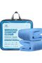 Microfiber Mattress Topper Pack of 2 | 1000 GSM Ultra-Soft Mattress Enhancer - 2