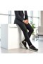 Black Sneaker with Motifed Textured Sole - 6